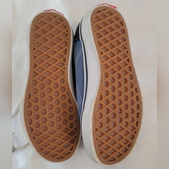 Vans Kids Blue and White Sneakers - Picture 5 of 5